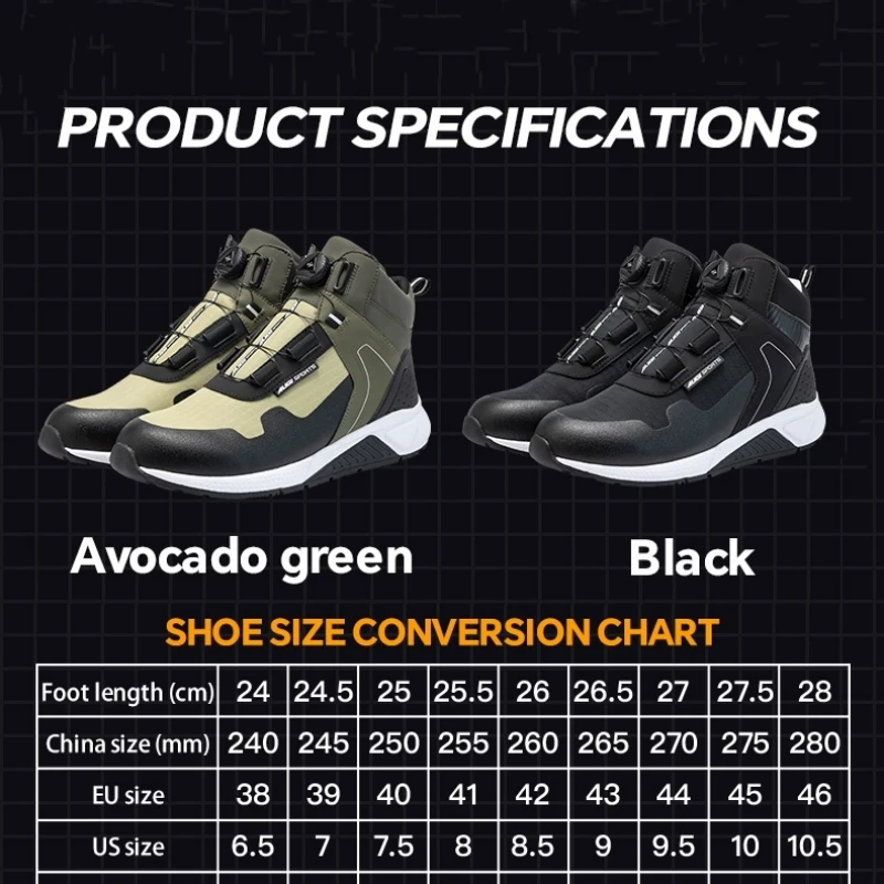 Cycling Shoes For Commute - Botas de Motocross Cómodas para Hombre