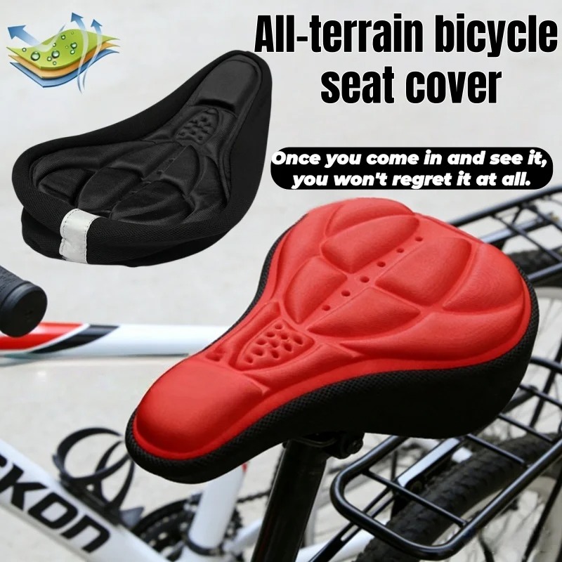 Commuting By Bike - Funda de Asiento de Bicicleta 3D