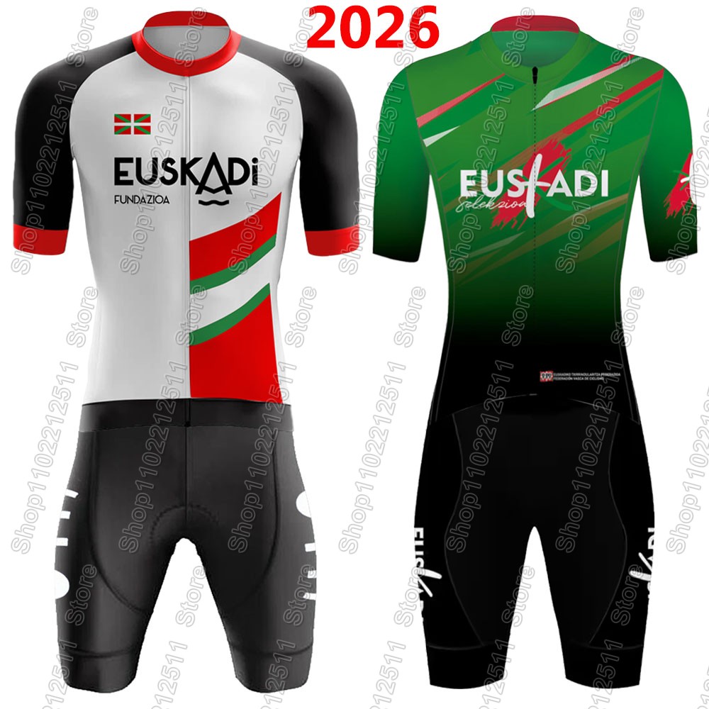 Cycling Commuter Shorts - Conjunto de Ciclismo Euskadi Team 2026,