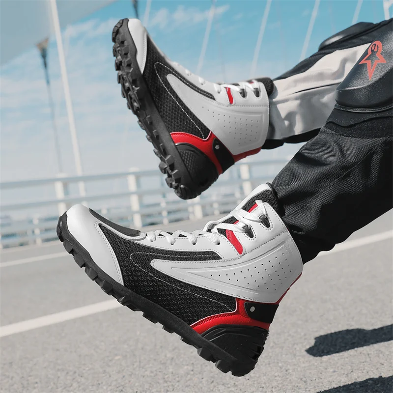 Cycling Shoes For Commute - Botas impermeables para motocicleta, zapatos de