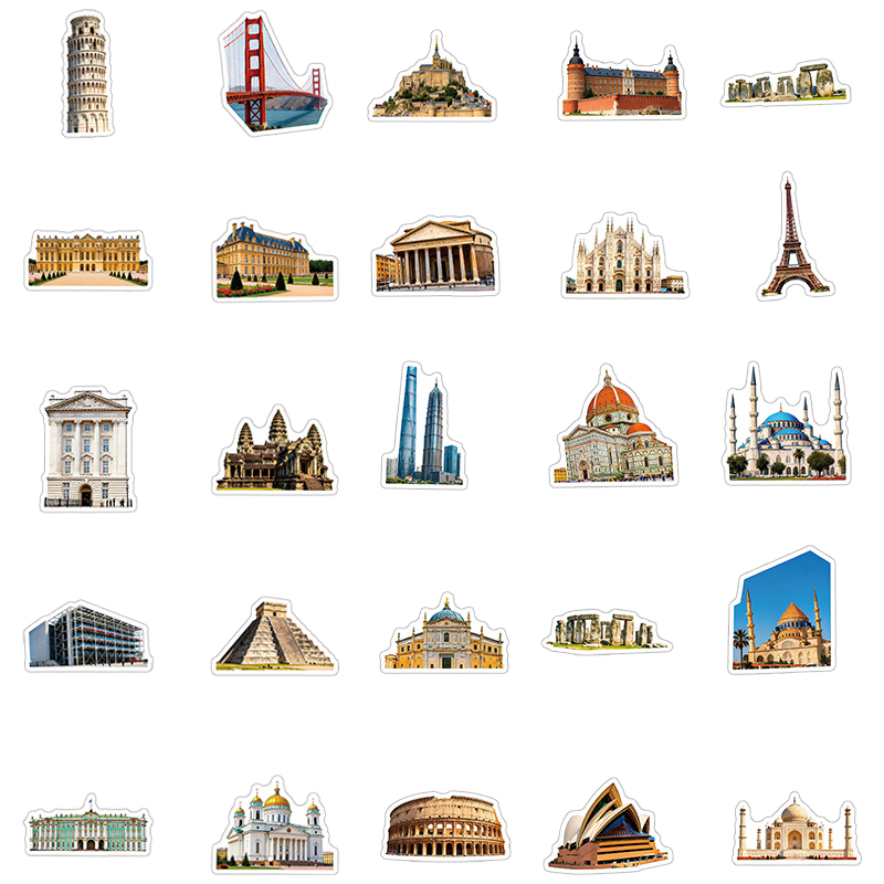 50 Pegatinas de Lugares Emblem - Commuting By Bike reseña y precio