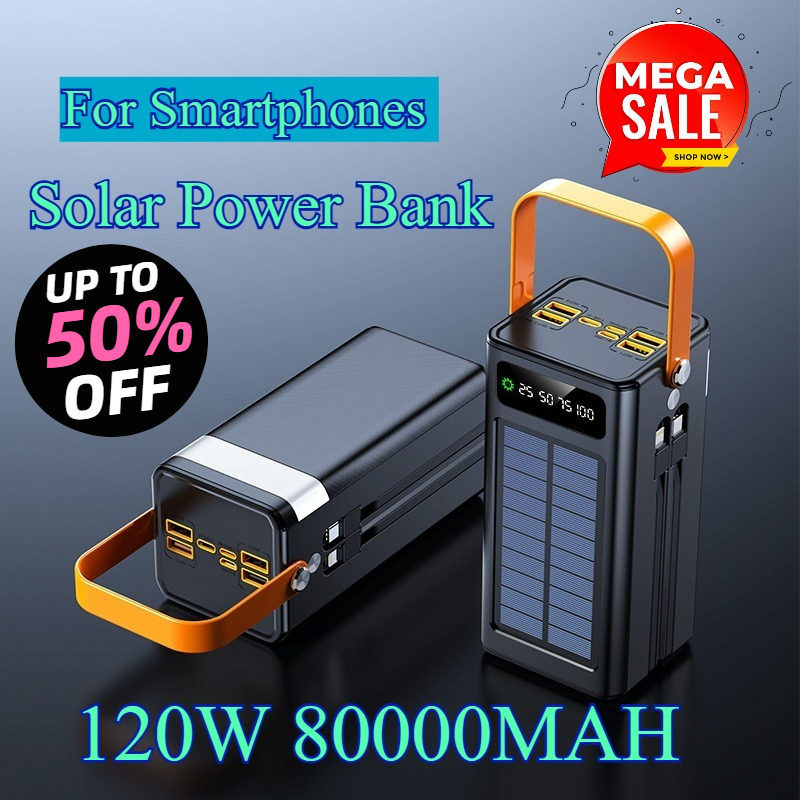 Banco de Energía Solar de 8000 - Usb Charger Dynamo reseña y precio