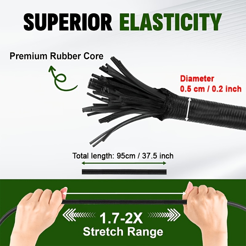 Cuerdas elásticas resistentes  - Commuting By Bike reseña y precio