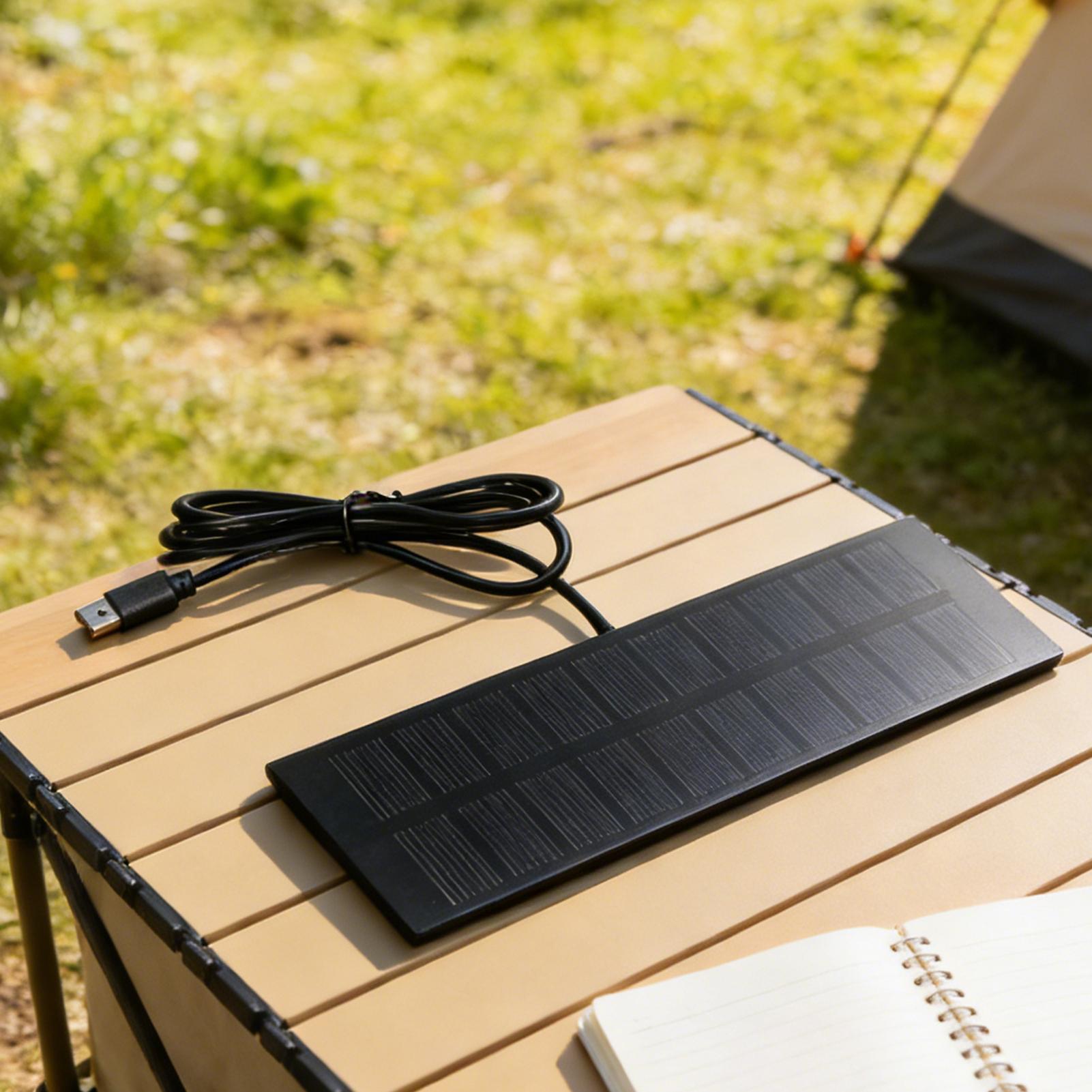 Panel Solar Portátil de 5W 5V, - Usb Charger Dynamo reseña y precio